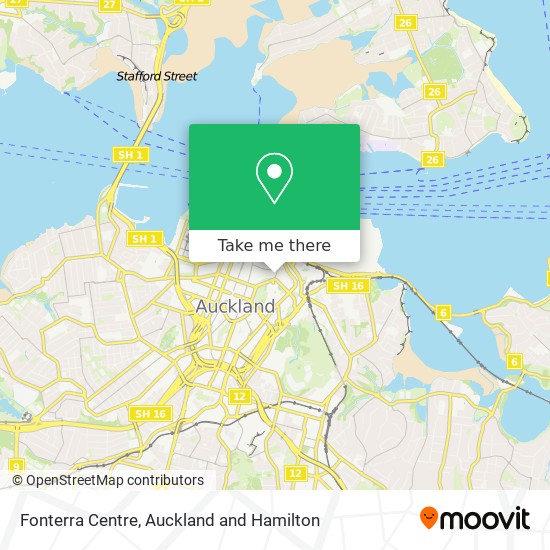 Fonterra Centre map