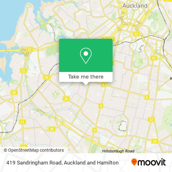 419 Sandringham Road map