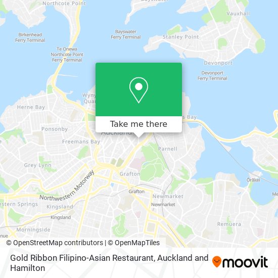 Gold Ribbon Filipino-Asian Restaurant map