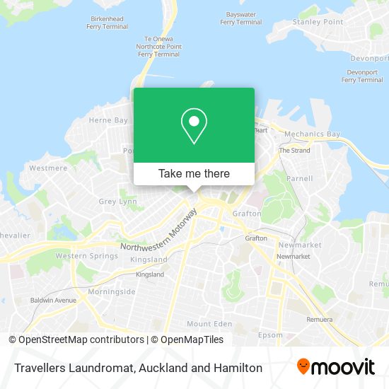 Travellers Laundromat map