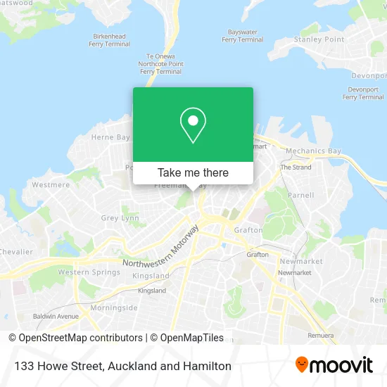 133 Howe Street map