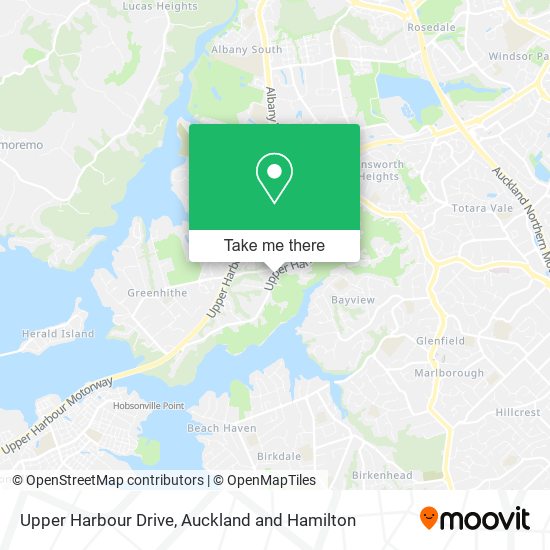 Upper Harbour Drive map