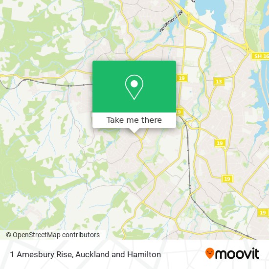 1 Amesbury Rise map