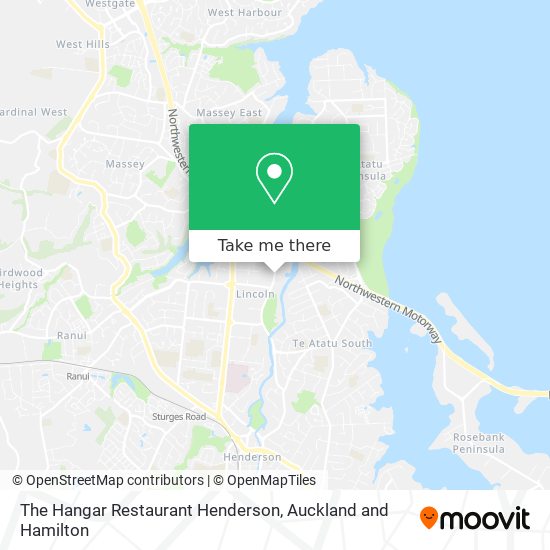 The Hangar Restaurant Henderson map
