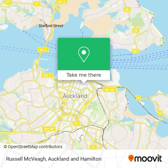 Russell McVeagh map