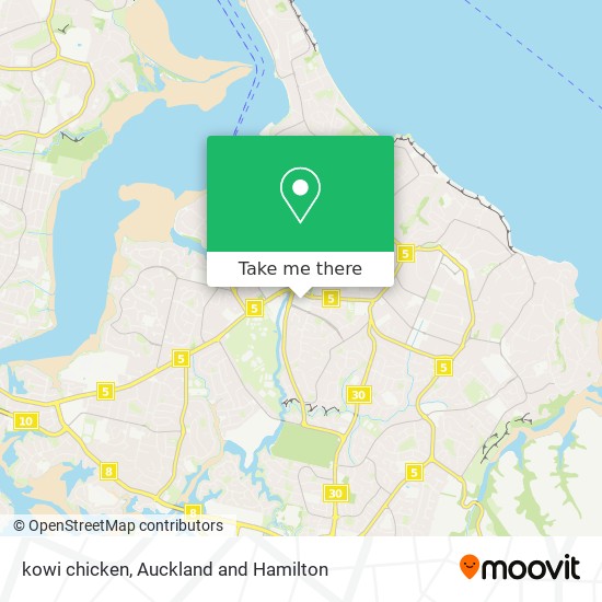 kowi chicken map