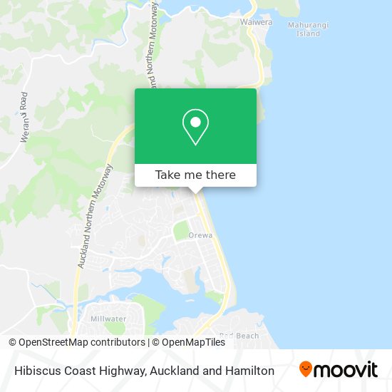 Hibiscus Coast Highway地图