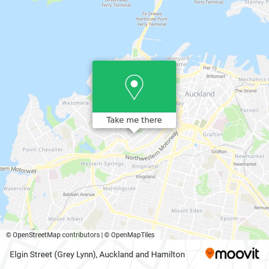 Elgin Street (Grey Lynn) map