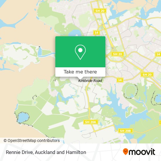 Rennie Drive map