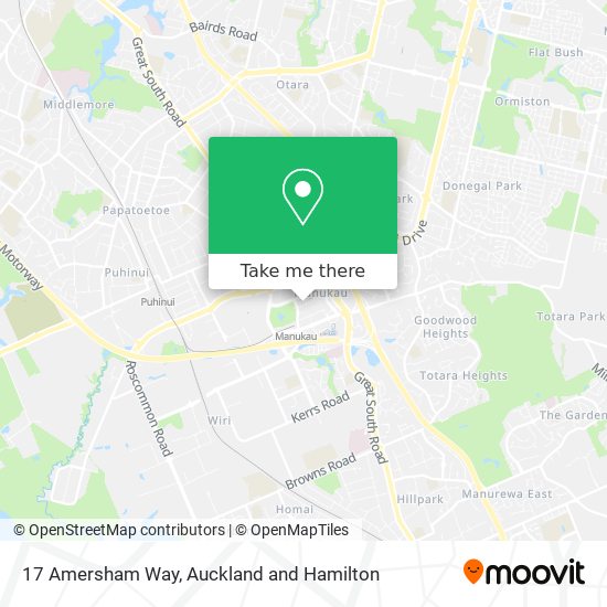 17 Amersham Way map