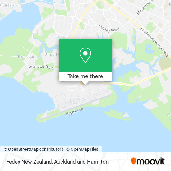 Fedex New Zealand地图
