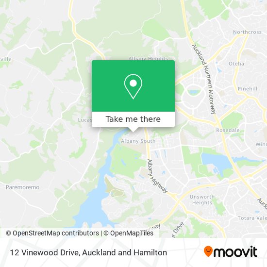 12 Vinewood Drive map