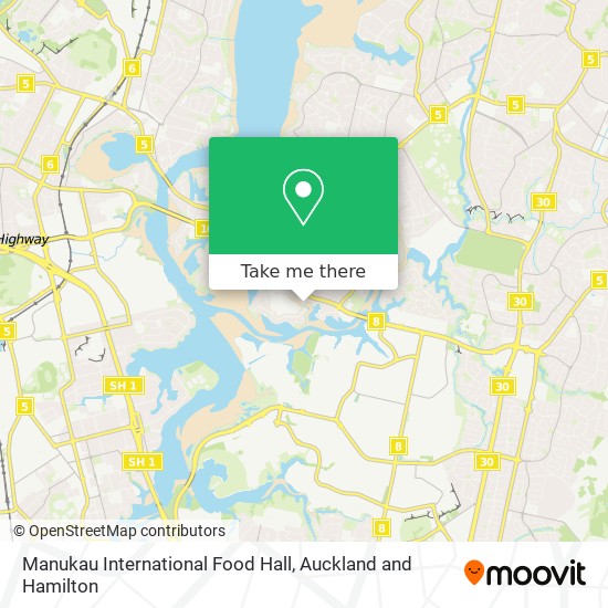 Manukau International Food Hall map