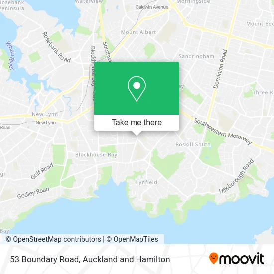 53 Boundary Road map