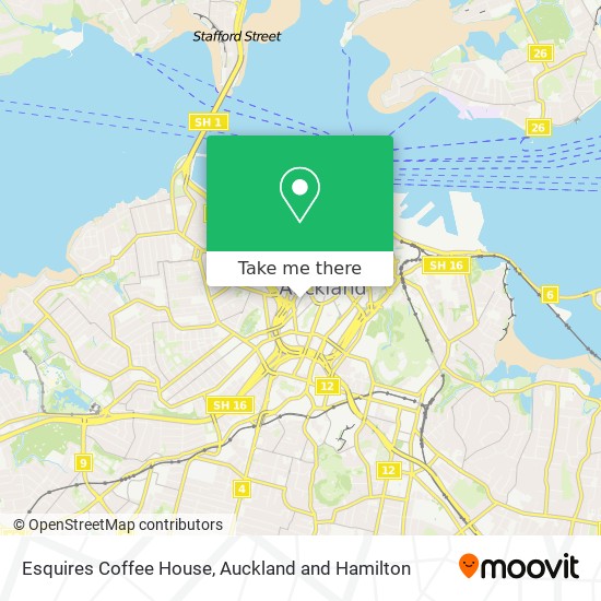 Esquires Coffee House map