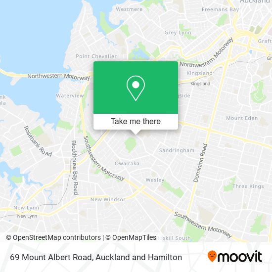 69 Mount Albert Road map