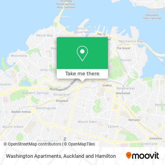 Washington Apartments map