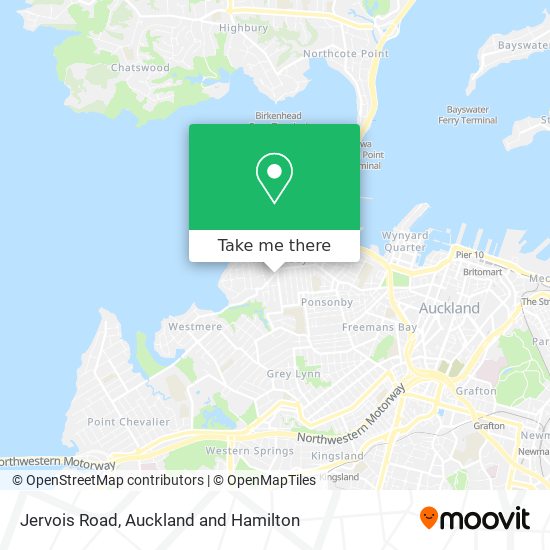 Jervois Road map