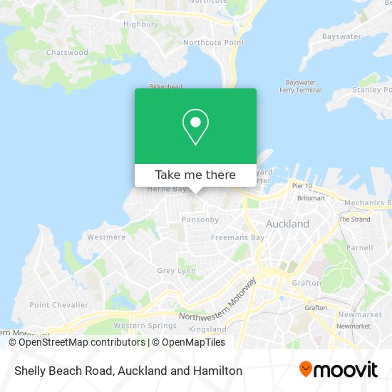 Shelly Beach Road map