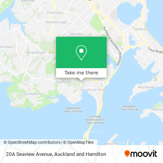 20A Seaview Avenue map