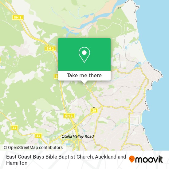 East Coast Bays Bible Baptist Church地图