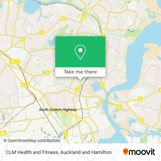 CLM Health and Fitness map