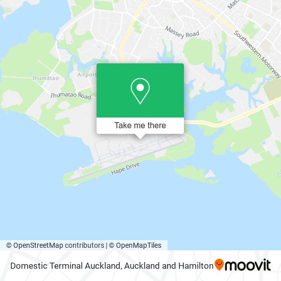 Domestic Terminal Auckland map