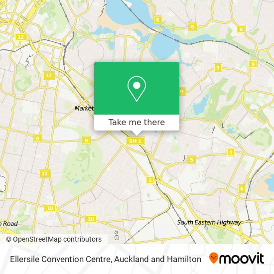 Ellersile Convention Centre map