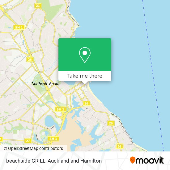 beachside GRILL map