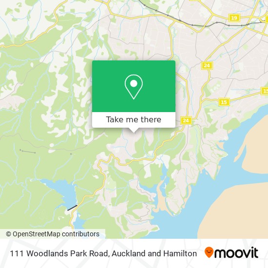 111 Woodlands Park Road地图