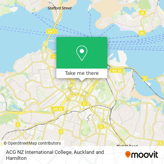 ACG NZ International College map