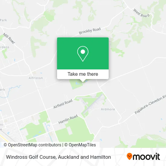 Windross Golf Course map