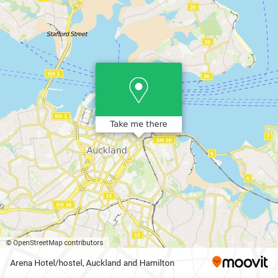 Arena Hotel/hostel地图
