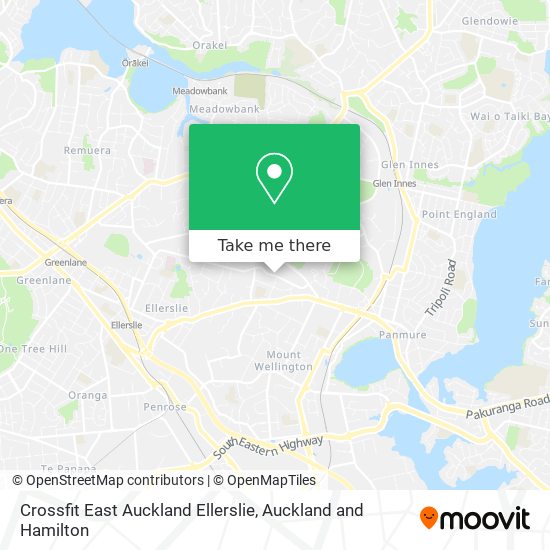 Crossfit East Auckland Ellerslie map