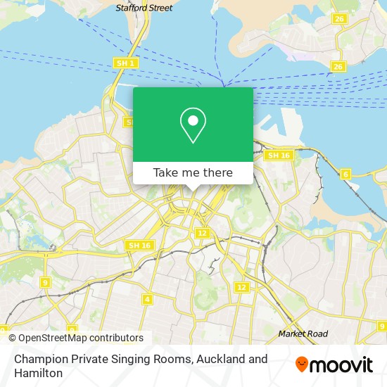 Champion Private Singing Rooms map