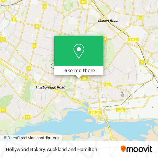 Hollywood Bakery map