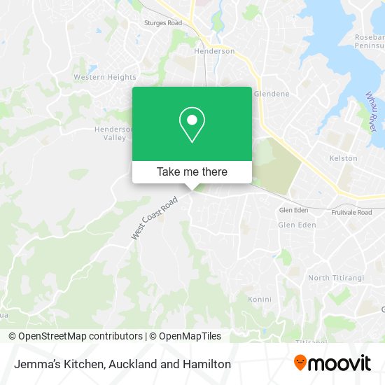 Jemma’s Kitchen map