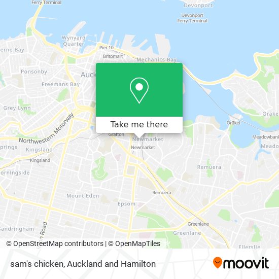 sam's chicken map