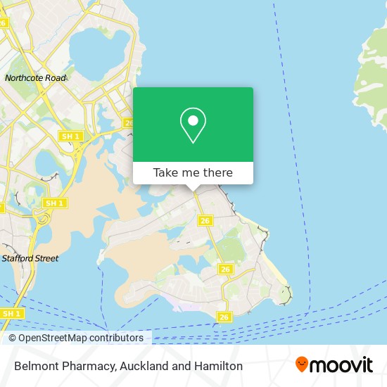 Belmont Pharmacy map