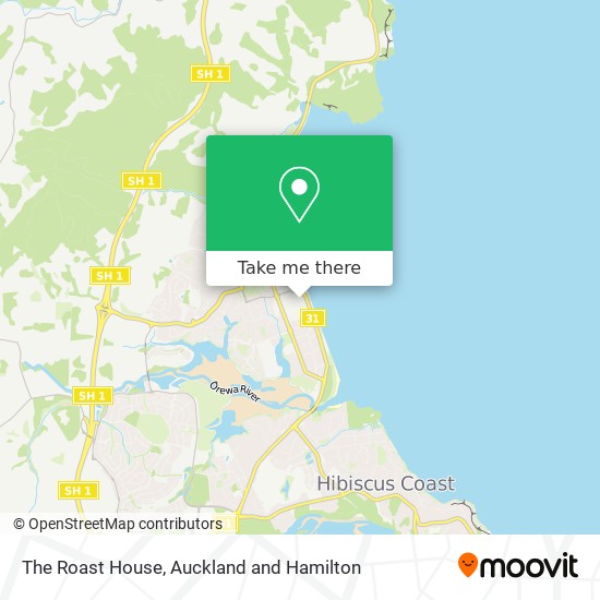 The Roast House map
