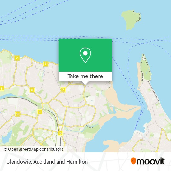 Glendowie map