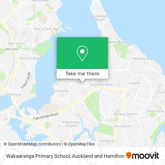 Wakaaranga Primary School地图