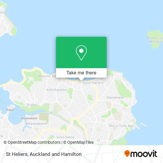 St Heliers map