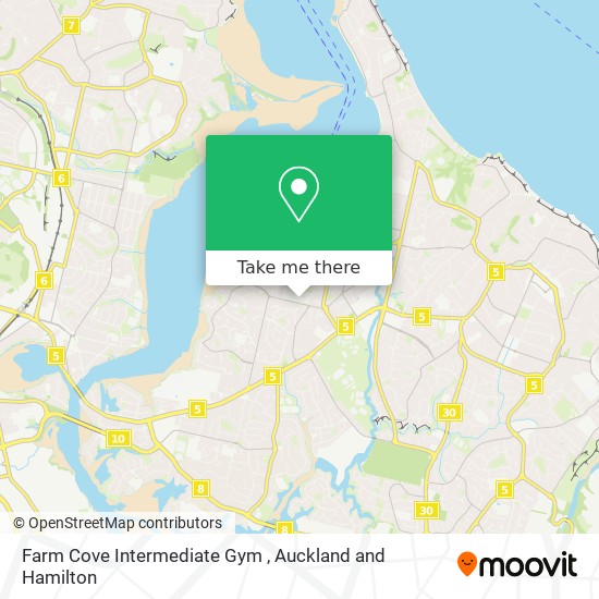 Farm Cove Intermediate Gym ​地图