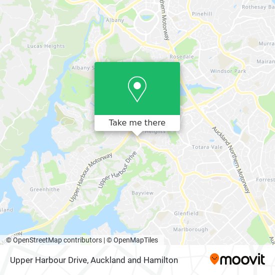 Upper Harbour Drive map