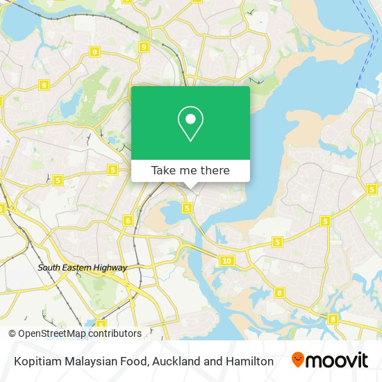 Kopitiam Malaysian Food map