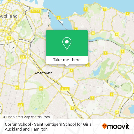 Corran School -  Saint Kentigern School for Girls map
