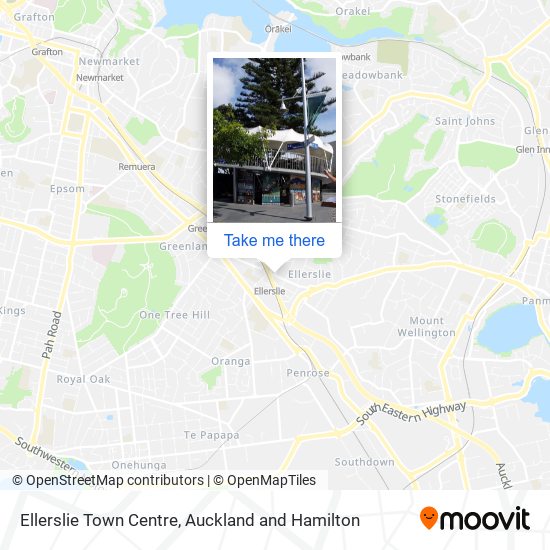 Ellerslie Town Centre map