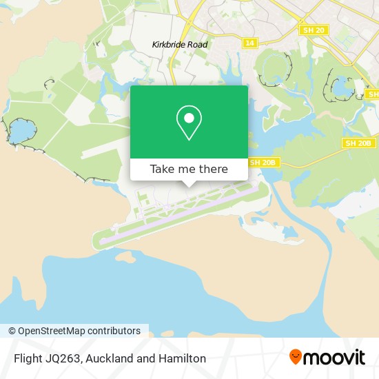 Flight JQ263 map