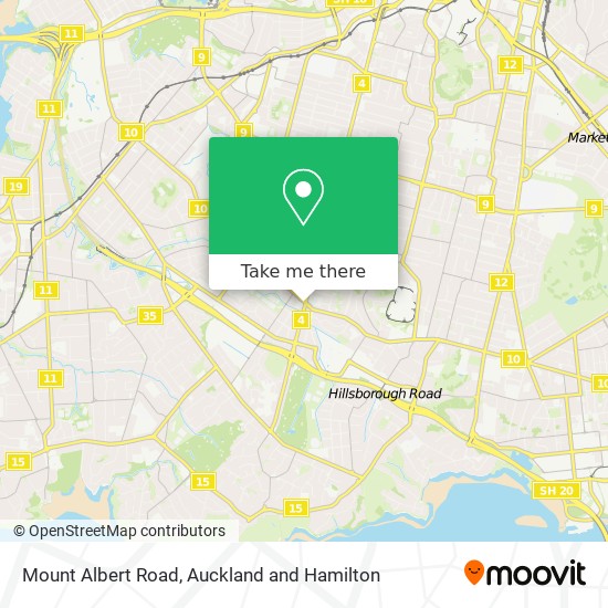 Mount Albert Road地图